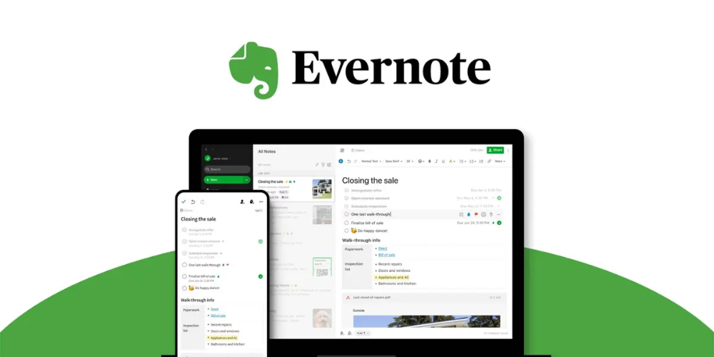 Evernote application